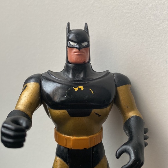 Rare Gold & Black BATMAN kenner 1993 Action Figure DC Comics - Picture 2 of 7